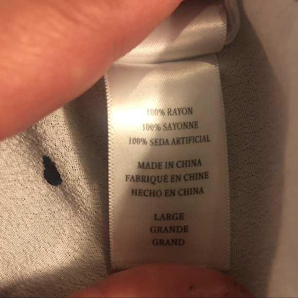 Rails heart print button down cropped blouse size L - Picture 8 of 13